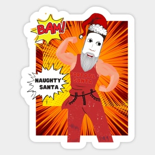 Portatil Santa / Naughty Santa / Portatil collection Sticker